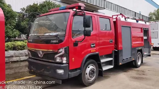 Dongfeng 4*2 7-9cbm Water and Foam Fire Fighting Truck