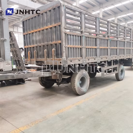 3개의 차축 가득 차있는 트레일러 20tons 끌기 바 상자 화물 트레일러