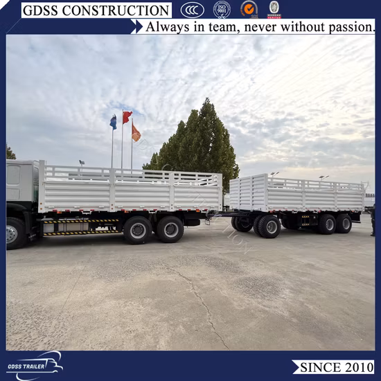 새로운 도착 20t 드로우 바 히치 유압 풀 덤프 트레일러
