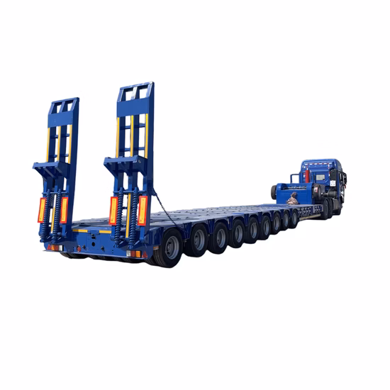 고품질 가격 저렴한 낮은 침대 트레일러 트럭 세미 트레일러