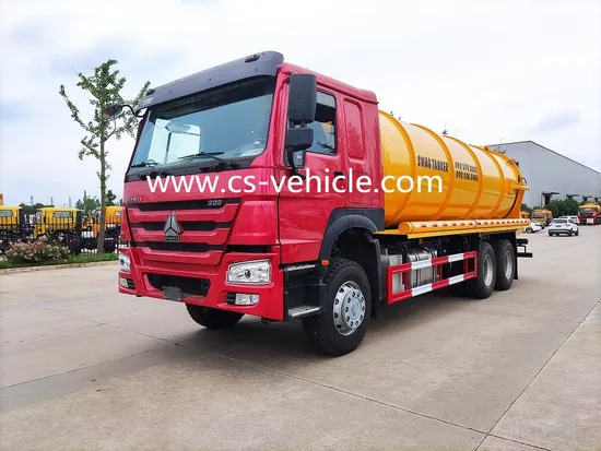 좋은 가격 6X4 진공 하수 오물 트럭 18cbm 20cbm 하수 오물 흡입 트럭