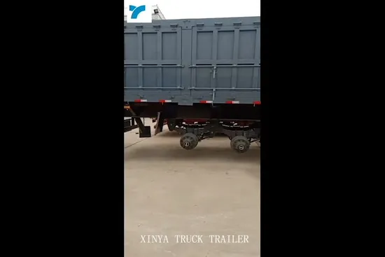 농용 트랙터용 플랫 트레일러 중국 제조 20FT 드로우 바 풀 트레일러 트럭